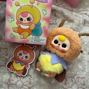 BABY THREE BB3 Plush Bee Doll Toy in Yellow and Brown - blind box